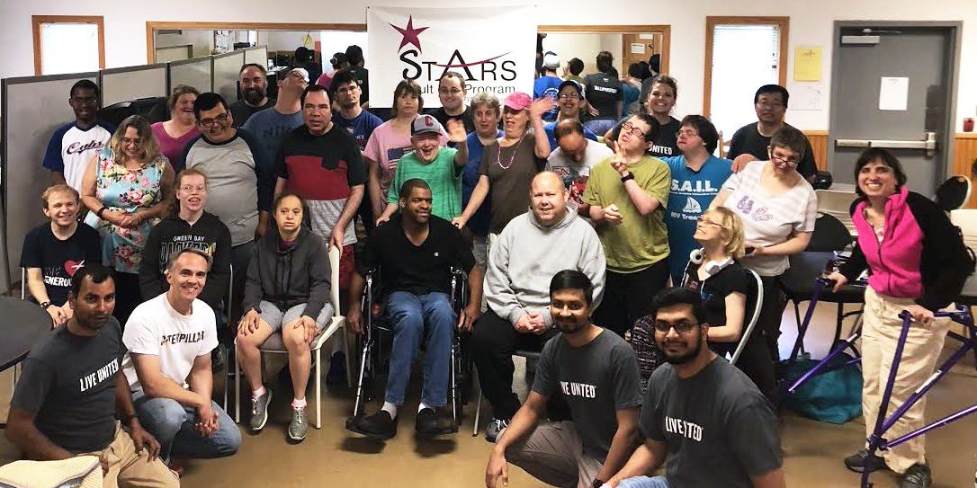 Group photo of clients