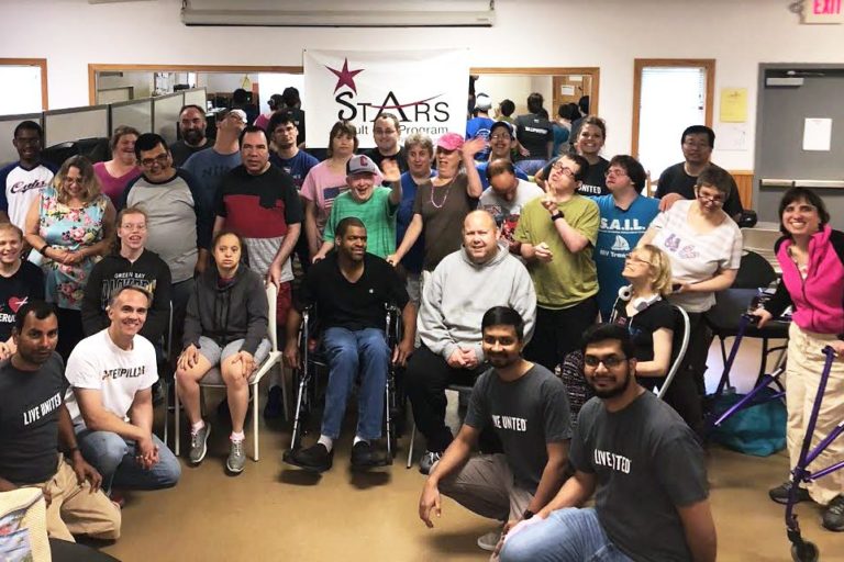 Group photo of clients