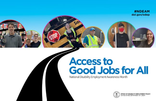 465172480_1035602325242627_6618683552131385118_n "Access to Good Jobs for All" poster