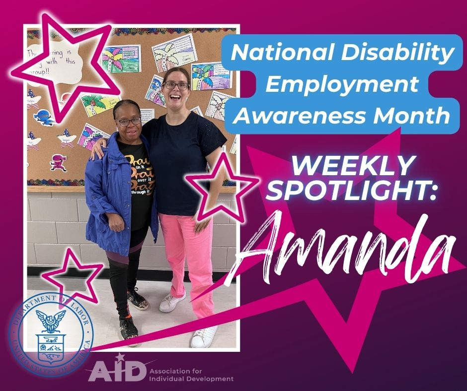 464437167_1030108982458628_8740922187222504684_n National Disability Employment Awareness Month Weekly Spotlight: Amanda