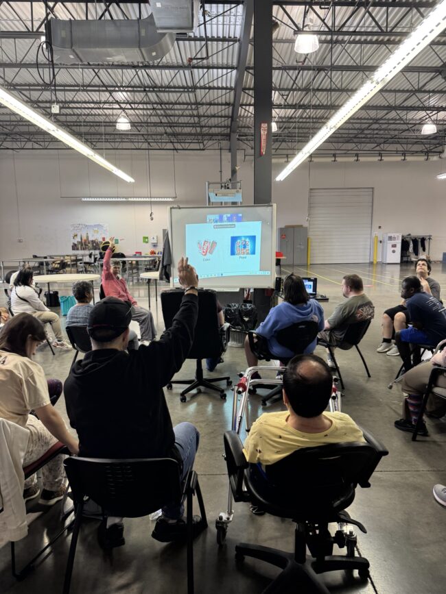 Individuals participating in Self-Advocacy Alliance Group