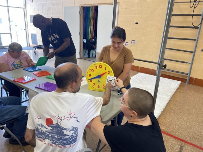 IMG_2050 Individuals participating in STEM activities